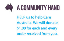 We donate to Care Australia