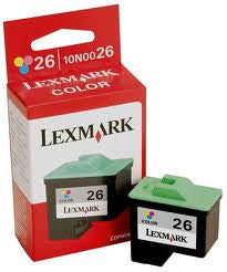 Lexmark 10N0026AAN (No26) Genuine Colour  Ink Cartridge