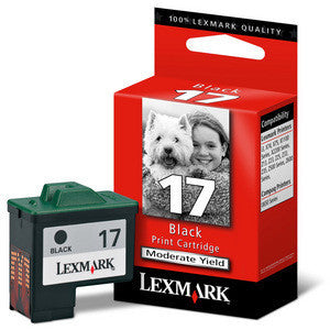 Lexmark 10N0217A (No17) Black Ink Cartridge Moderate Use