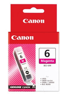 Canon Original BCI-6M Magenta Ink Tank BJC8200/S800