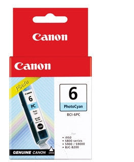 Canon Original BCI-6PC Photo Cyan Ink Tank