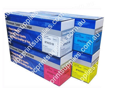 Brother TN255 BUNDLE BCMY H/Y Premium Remanufactured Laser Cartridges