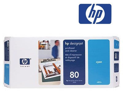 HP C4821A (HP80)  Genuine Cyan Printhead
