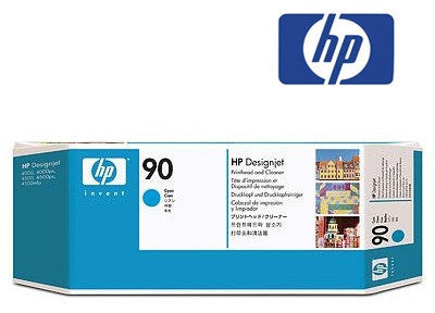 HP C5055A (HP 90)  Genuine Cyan Printhead & Cleaner