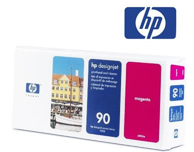 HP C5056A (HP 90)  Genuine Magenta Printhead & Cleaner