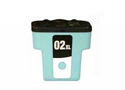 HP02XL (C8730) High Yield Cyan Ink Cartridge Remanufactured