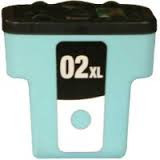 HP02XL (C8733WN) high yield Light Cyan Ink Cartridge Remanufactured