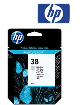 HP C9414A (HP 38) Genuine Light Grey Ink Cartridge
