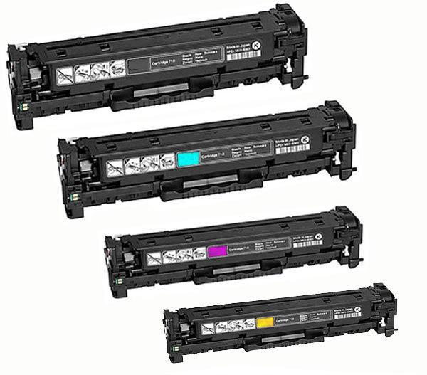 Canon CART418 BCMY Bundle Toner Cartridges Remanufactured