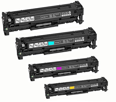 Canon CART418 BCMY Bundle Toner Cartridges Remanufactured