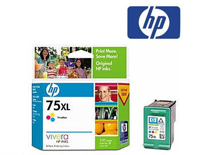 HP CB338WA (HP75XL) Genuine High Yield Tricolour Ink Cartridge