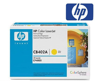 HP CB402A (HP 4005) Genuine Yellow Toner Cartridge