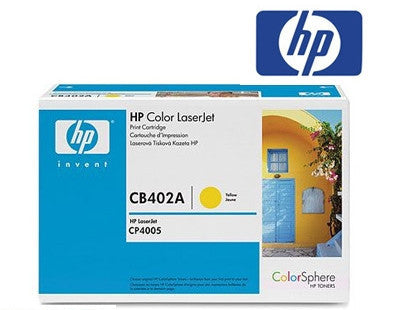 HP CB402A  (HP4005) Genuine Yellow Toner Cartridge