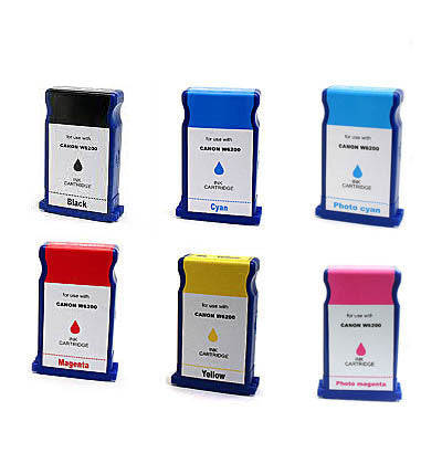 Canon BCI1451 Wide Format Dye Ink Cartridge B,C,M,Y,PC,PM Bundle Pack