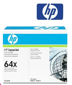HP CC364X (HP 64X) Genuine High Yield Toner Cartridge