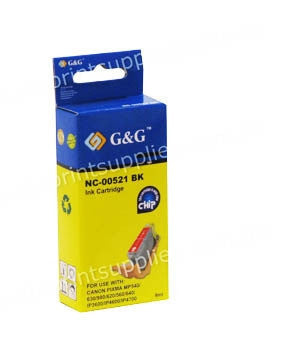 Canon CLI521BK compatible printer cartridge