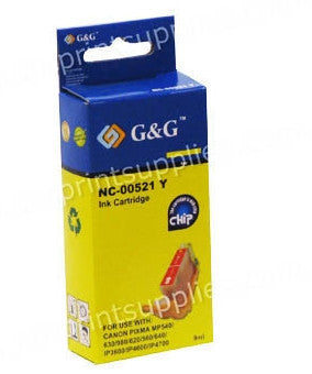 Canon CLI521Y Yellow Ink Cartridge Compatible
