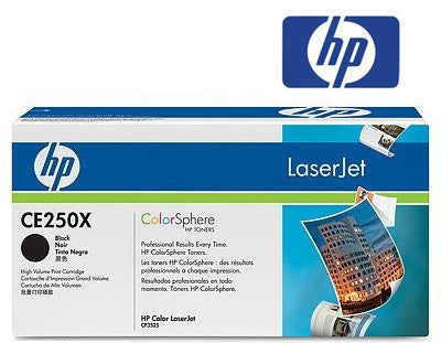 HP CE250X (HP50X) Genuine High Yield Black Toner Cartridge