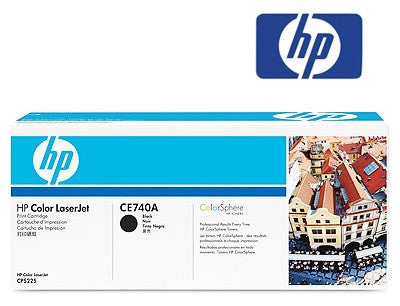 HP CE740A Genuine Black Toner Cartridge