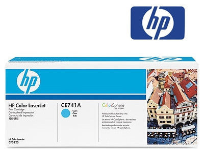HP CE741A Genuine Cyan Toner Cartridge