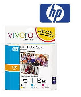 HP 02 (CG849AA) 6 value pack  Ink Cartridges 