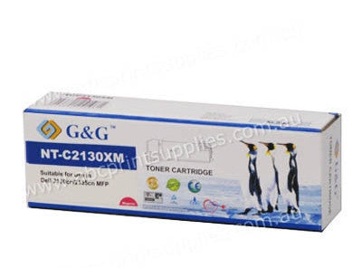 Dell 592-10503 Magenta Remanufactured Toner Cartridge 