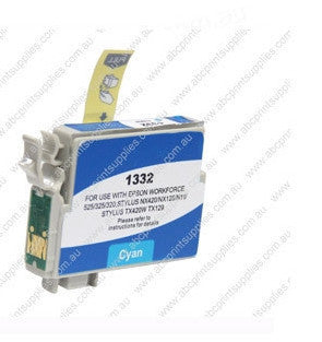Epson T1322 (132) Cyan Ink Compatible Cartridge (HIGH YIELD)