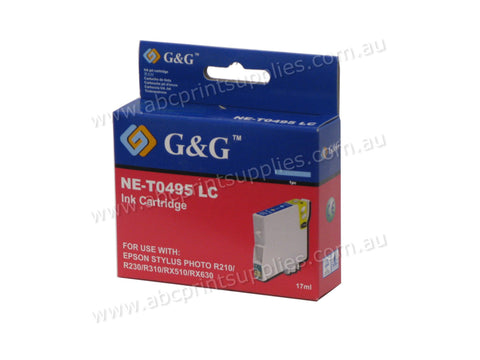 Epson T504 Light Cyan Dye Ink Cartridge Compatible