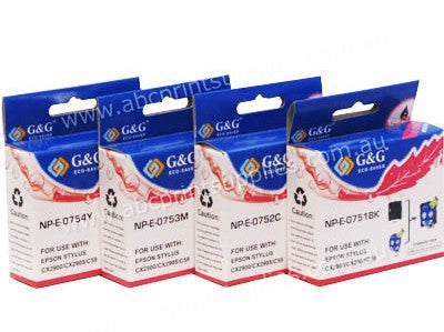 	

Epson C13T075190, C13T075290, C13T075390 & C13T075490 compatible printer cartridges
