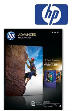 HP A4 advanced glossy photo paper