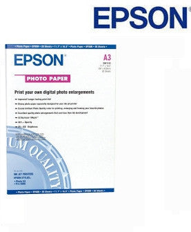 Epson C13S041142, S041142  20 X A3 sheets glossy photo quality paper 