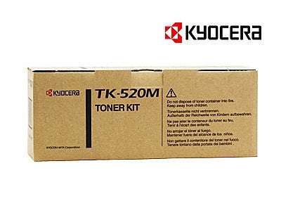 Kyocera TK-520M Genuine Magenta Laser Cartridge