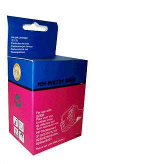 HP 02 (C8721) Black Ink Cartridge remanufactured